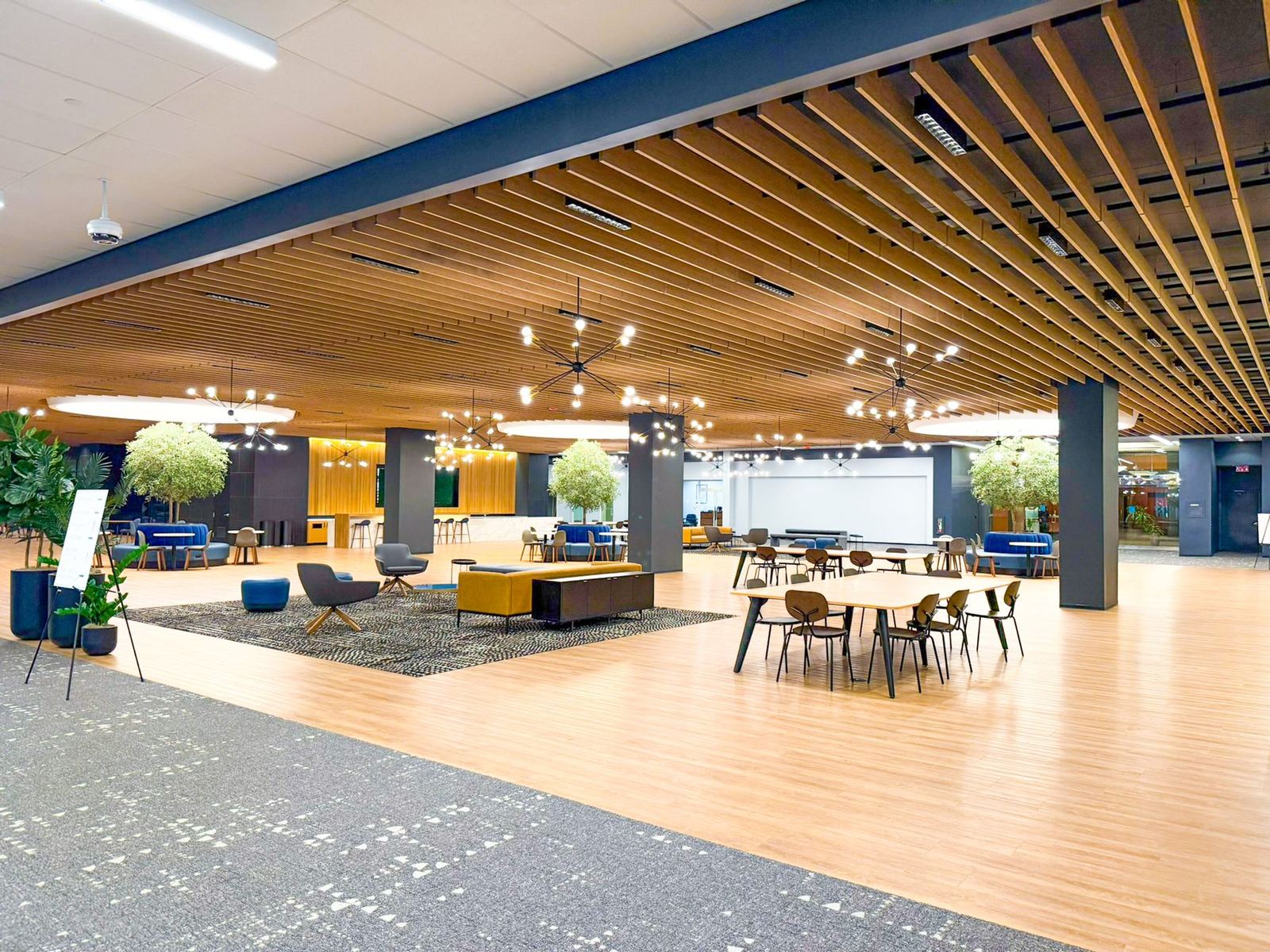 Modern workplace and commercial interior